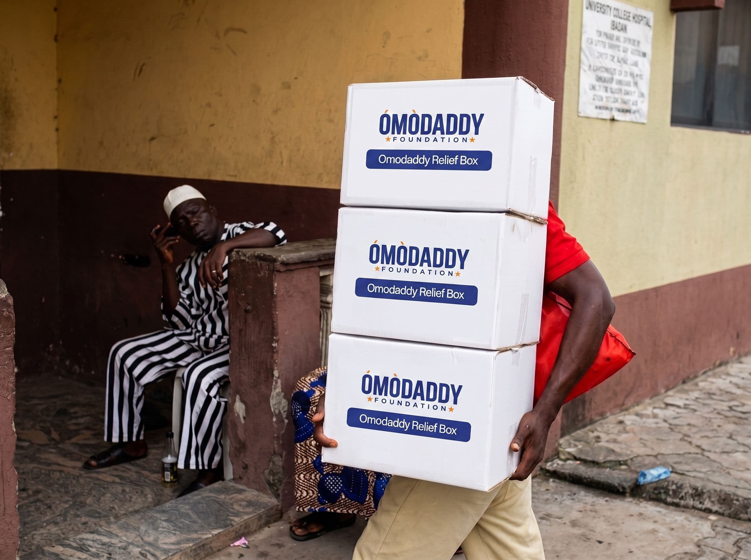 Care boxes carried with dignity